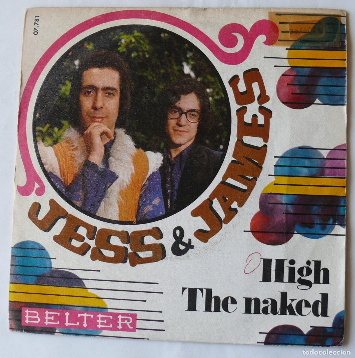 Discos de vinilo: Jess & James - Hig - The naked - Single - Foto 1