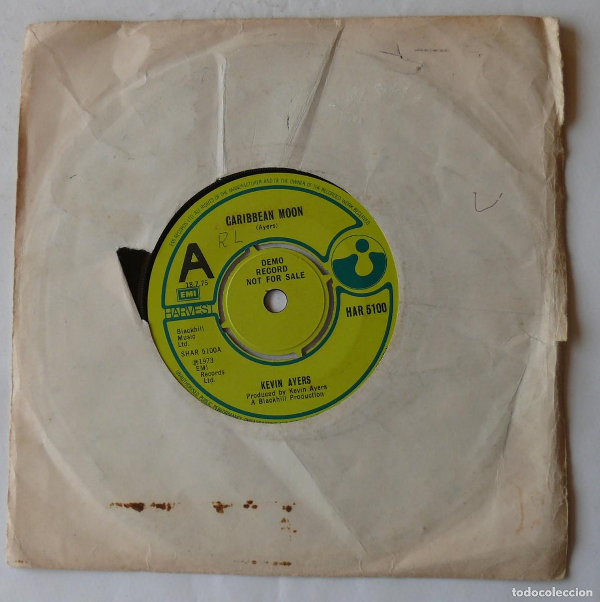 Discos de vinilo: Kevin Ayers - Caribbean Moon - Single - Foto 1