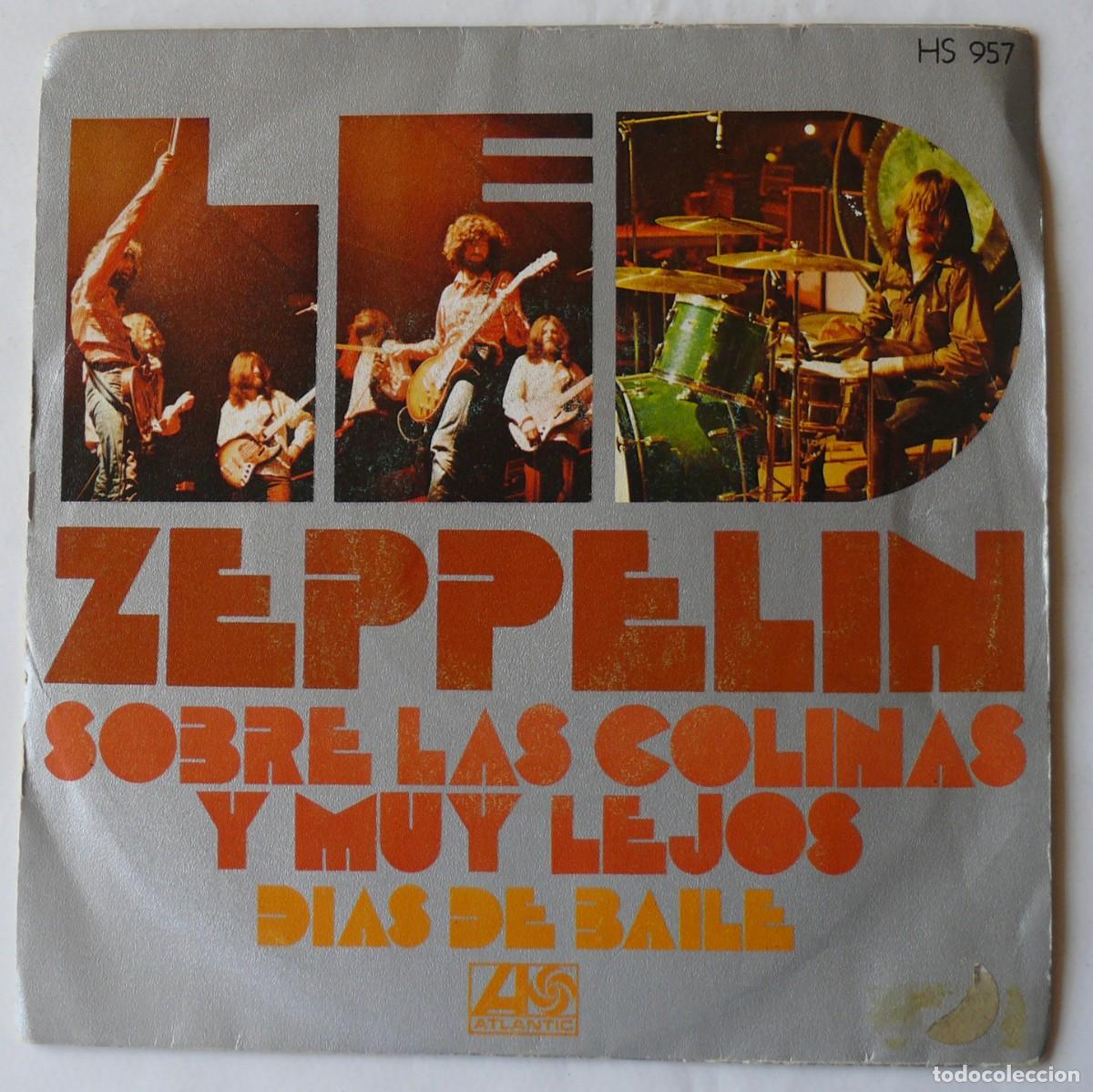 Discos de vinilo: Led Zeppelin - Sobre las colinas y muy lejos - Single - Foto 1
