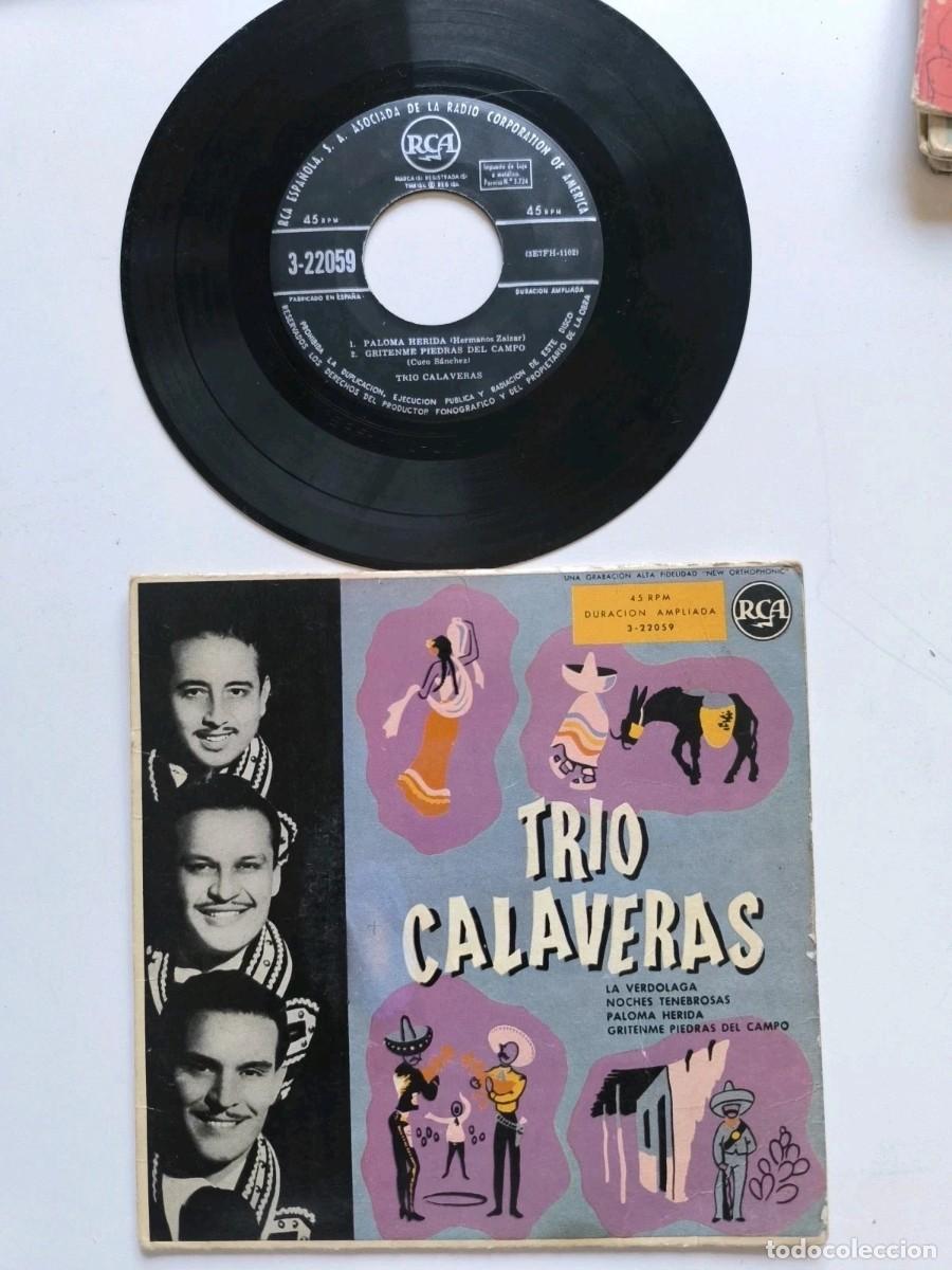 Discos de vinilo: Vinilo 7&rdquo;-trio Calaveras Env&iacute;o Certificado - Foto 1