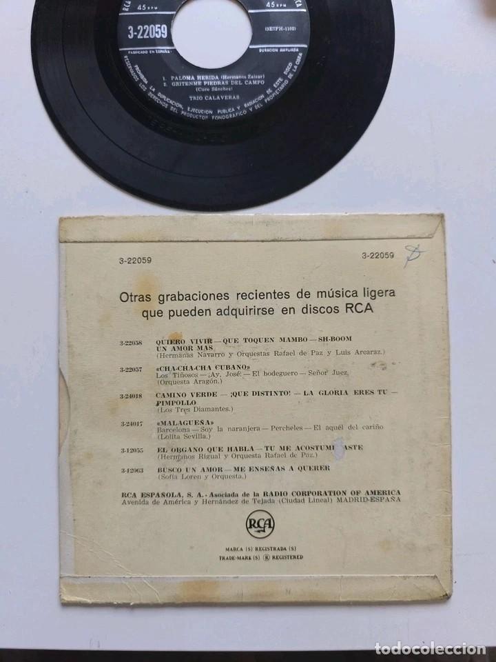 Discos de vinilo: Vinilo 7&rdquo;-trio Calaveras Env&iacute;o Certificado - Foto 2