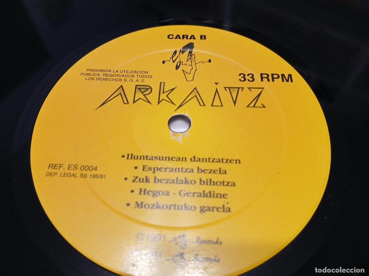 Discos de vinilo: Arkaitz &ndash; Zuenzat- (1991) LP disco vinilo - Foto 3