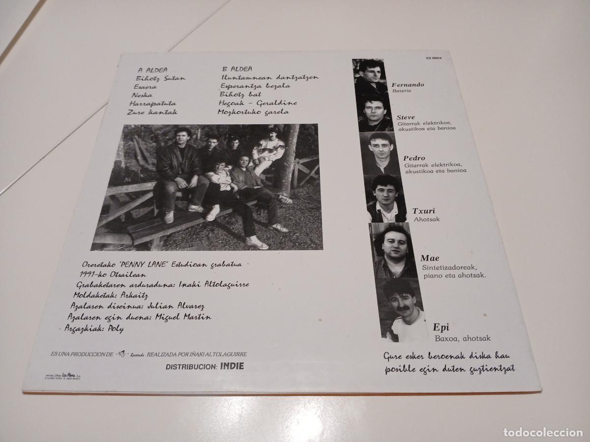 Discos de vinilo: Arkaitz &ndash; Zuenzat- (1991) LP disco vinilo - Foto 9