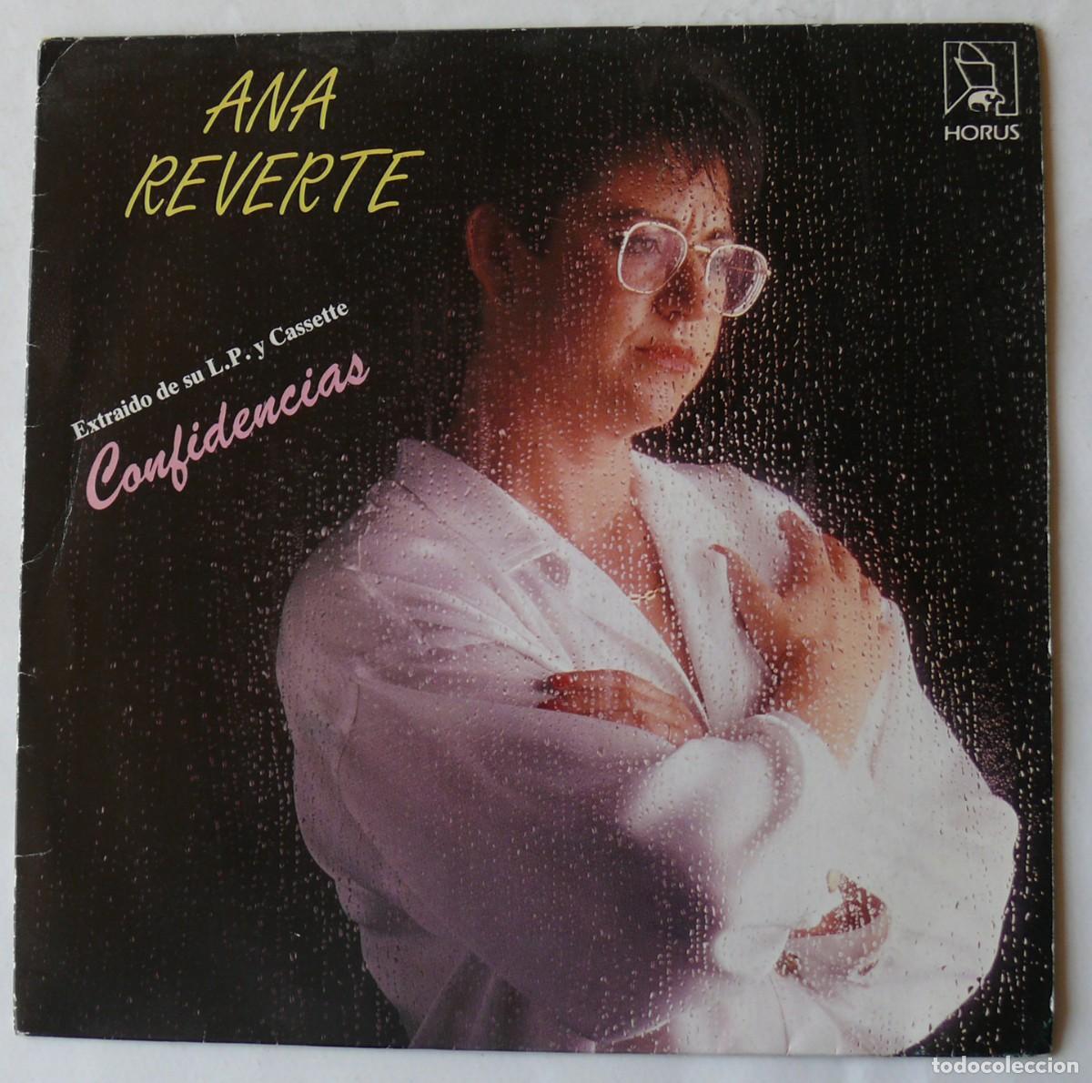 Discos de vinilo: Ana Reverte - Confidencias - Single - Foto 1