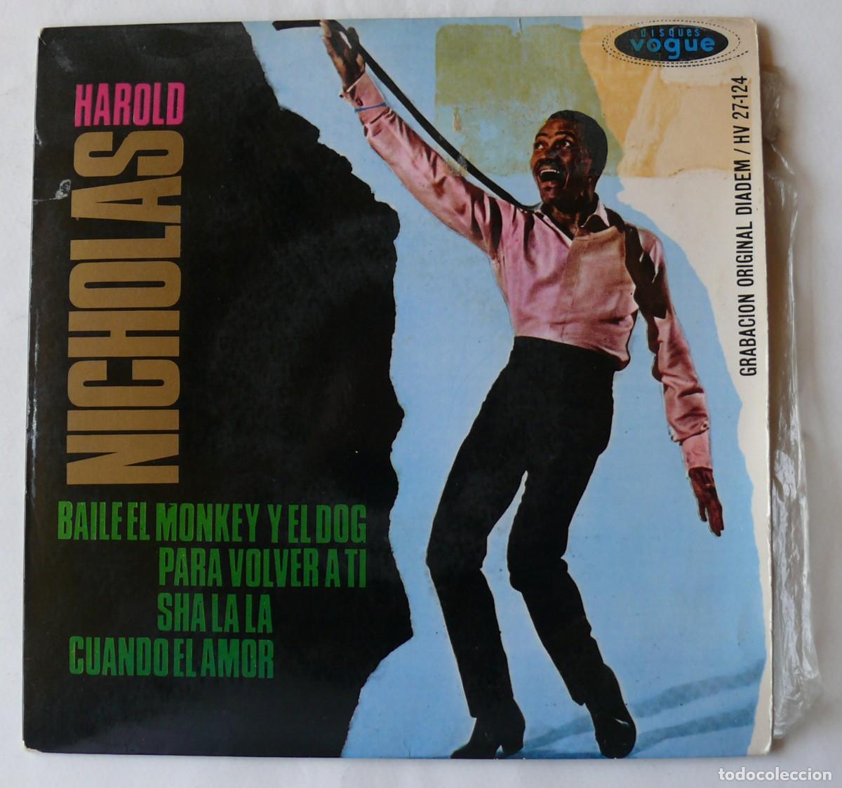 Discos de vinilo: Harols Nicholas - Baile monkey y el dog - EP - Foto 1