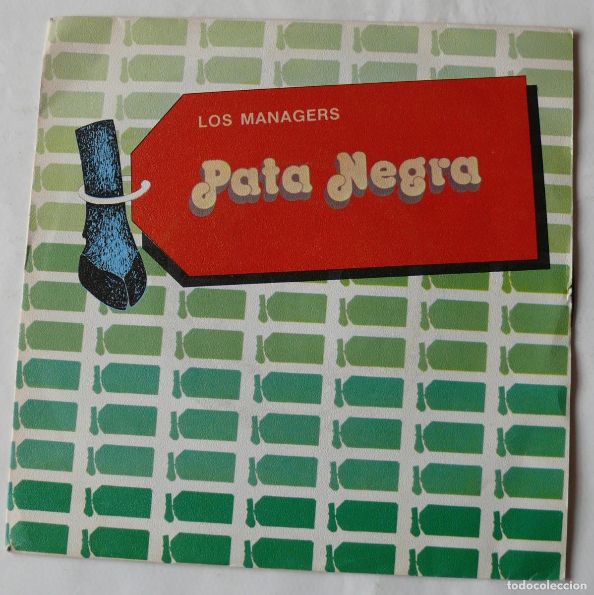 Discos de vinilo: Pata Negra - Los managers - Single - Foto 1