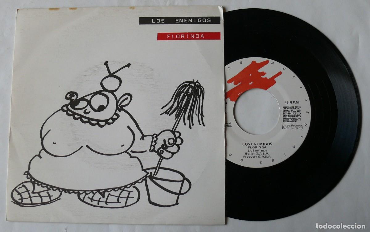 Discos de vinilo: Los Enemigos - Florinda - Single - Foto 1