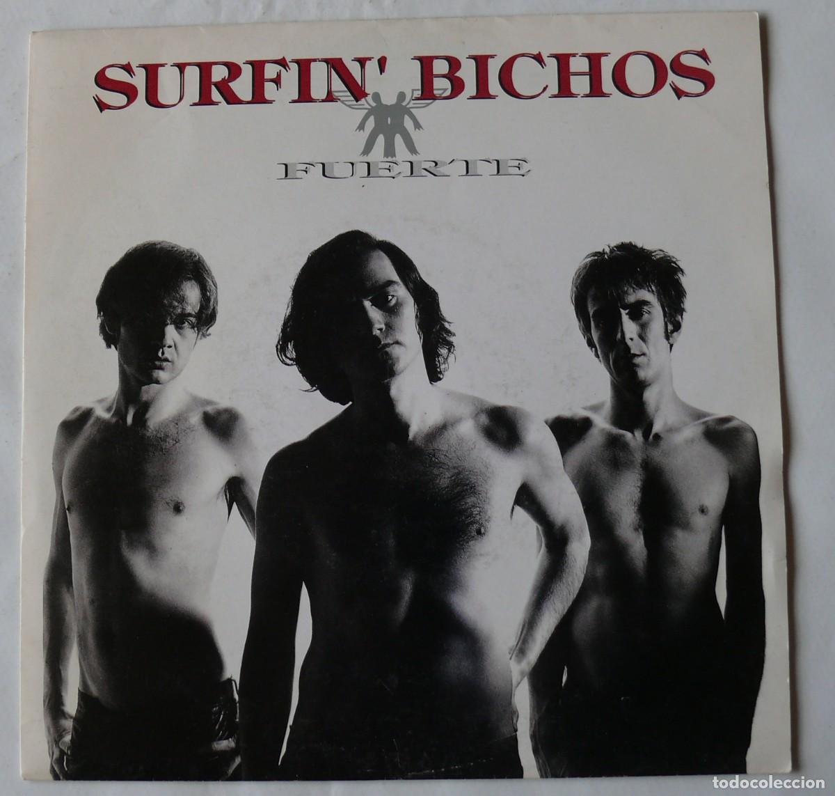 Discos de vinilo: Surfin Bichos - Fuerte - Single - Foto 1