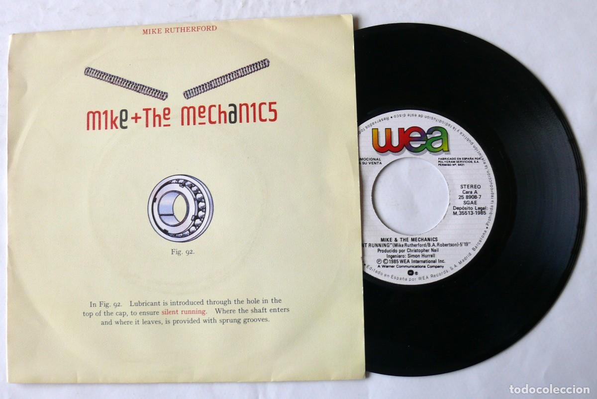 Discos de vinilo: Mike + The Mechanics - Silent running - Single - Foto 1