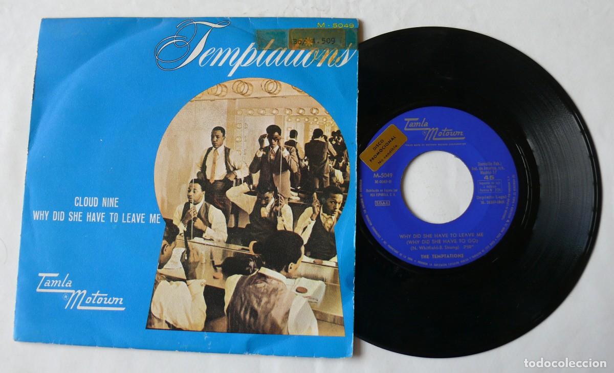 Discos de vinilo: The Temptations - Cloud nine - Single - Foto 1