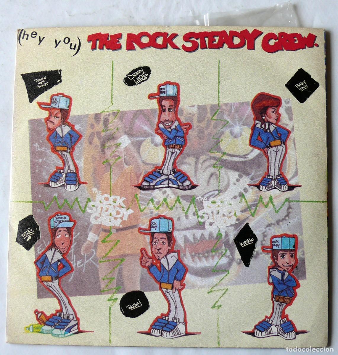 Discos de vinilo: The Rock Steady Crew - Hey you - Single - Foto 1