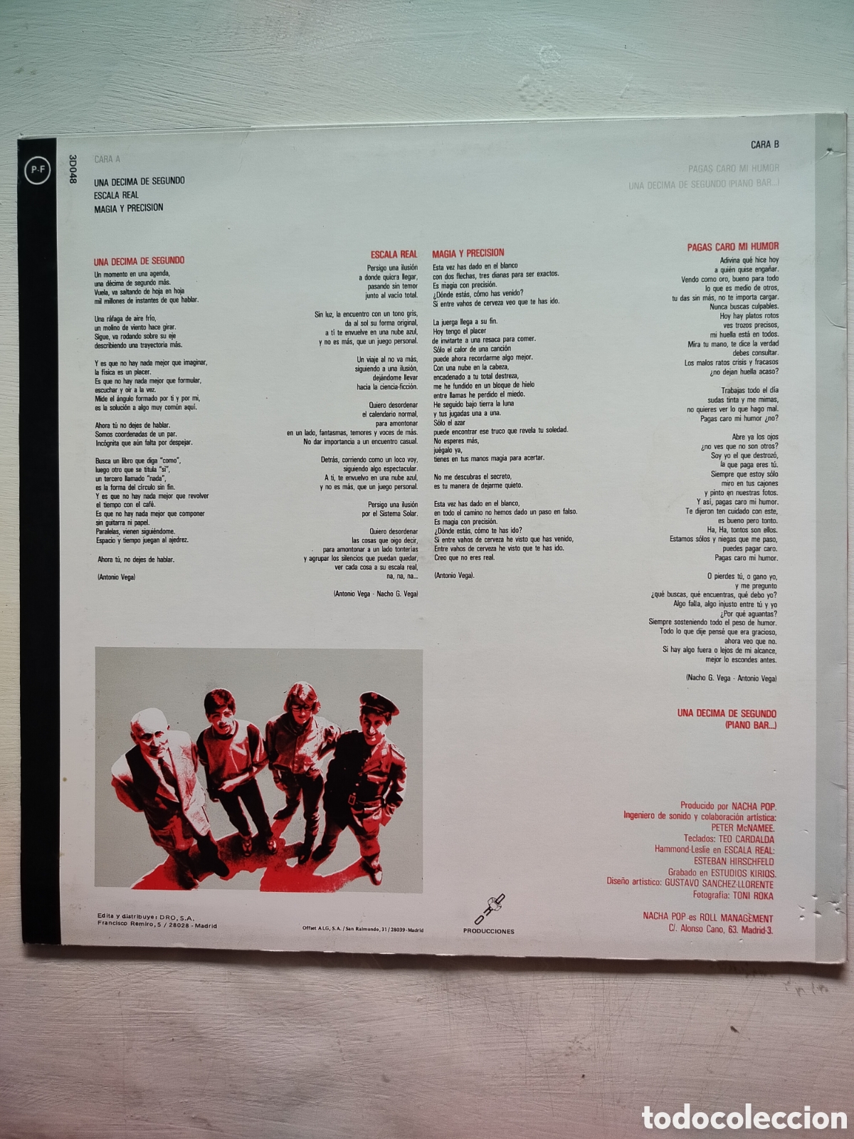 Discos de vinilo: Nacha Pop Maxi-Single. - Foto 2
