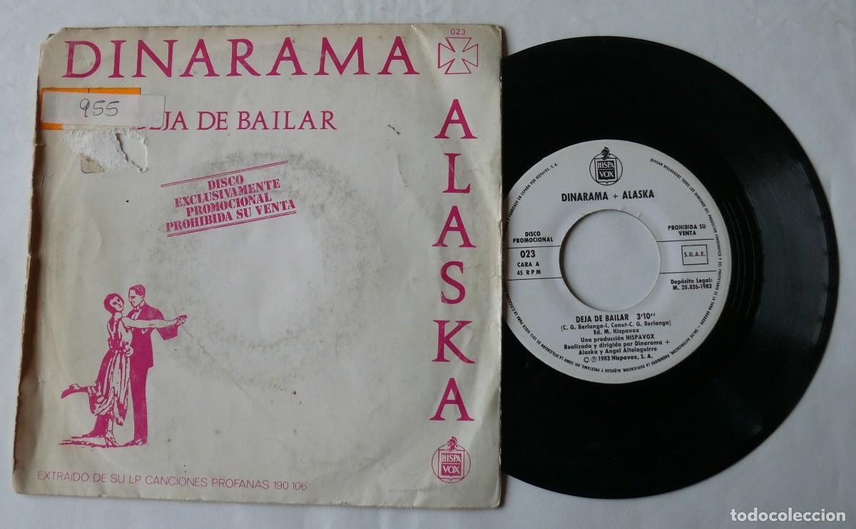 Discos de vinilo: Alaska + Dinarama - Deja de bailar - Single - Foto 1