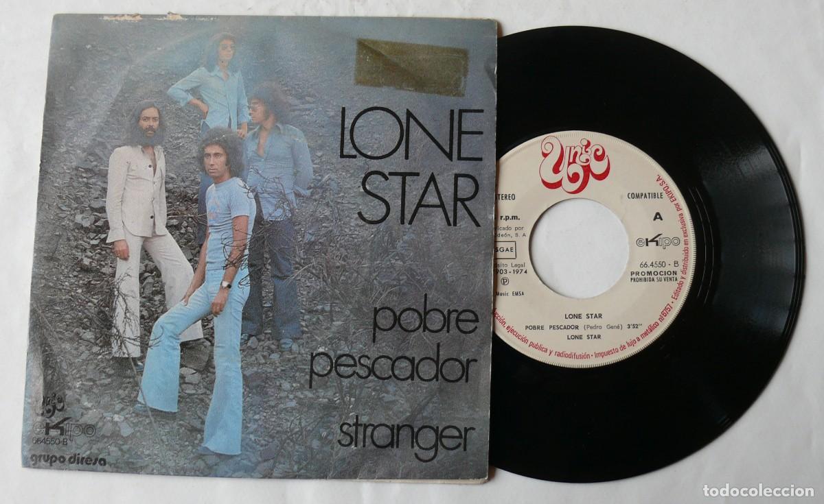 Discos de vinilo: Lone Star - Pobre pescador - Single - Foto 1