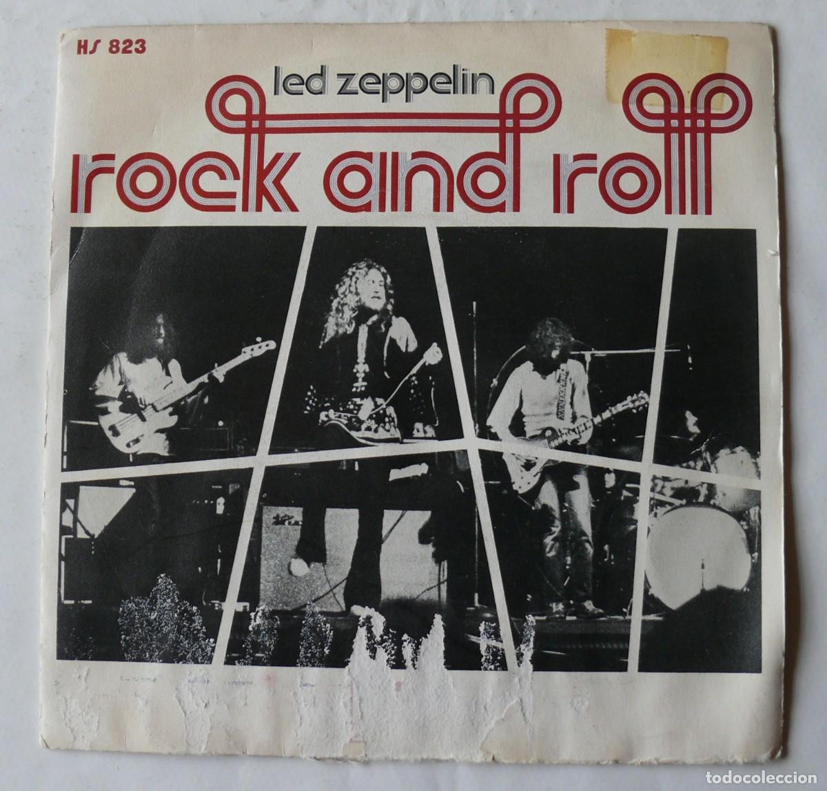 Discos de vinilo: Led Zeppelin - Rock And Roll - Single - Foto 1
