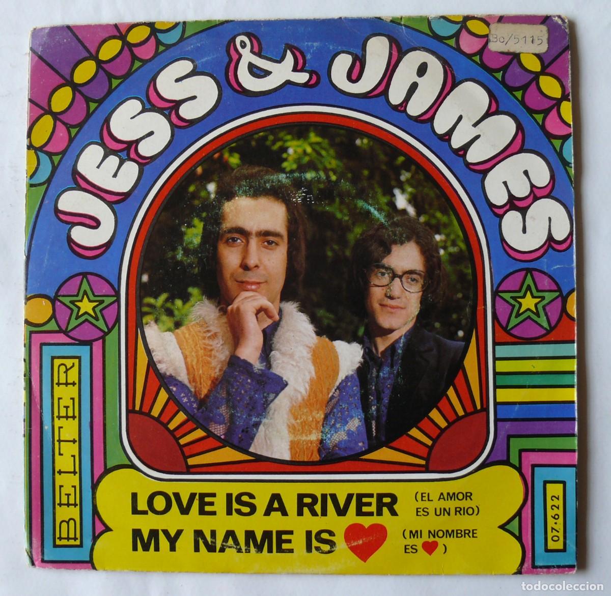Discos de vinilo: Jess & James - Love is a River - Single - Foto 1