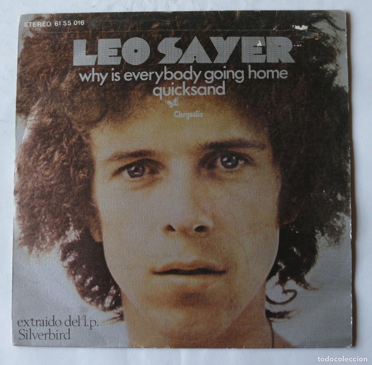 Discos de vinilo: Leo Sayer - Why is everybody going home - Single - Foto 1