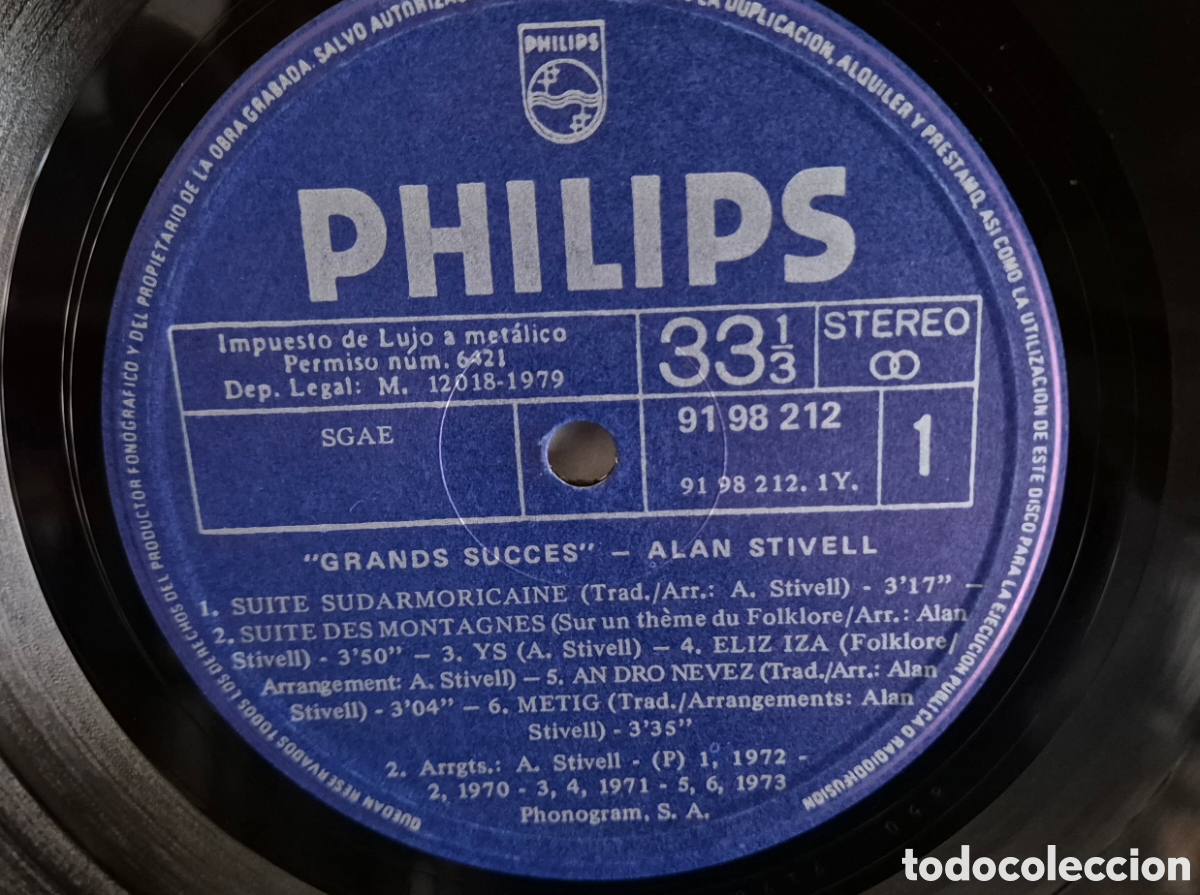 Discos de vinilo: Alan Stivell - Grands Succes 2 lps - Foto 5