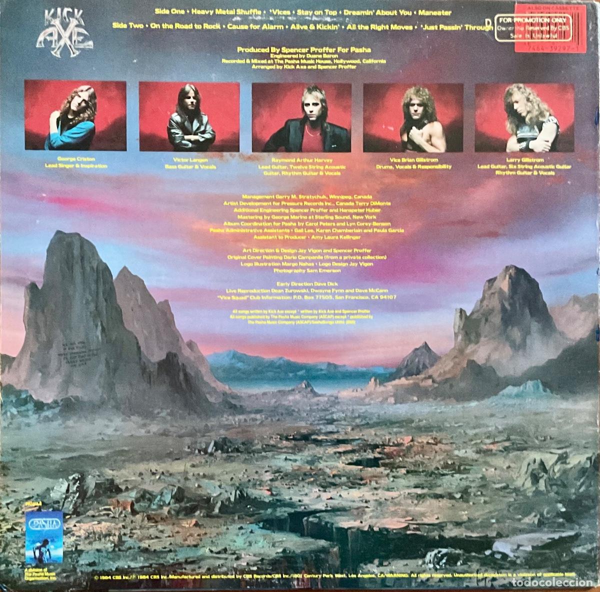 Discos de vinilo: KICK AXE &mdash;&mdash;&mdash;&mdash;&mdash;&mdash;&mdash;&mdash; VICES - Foto 2