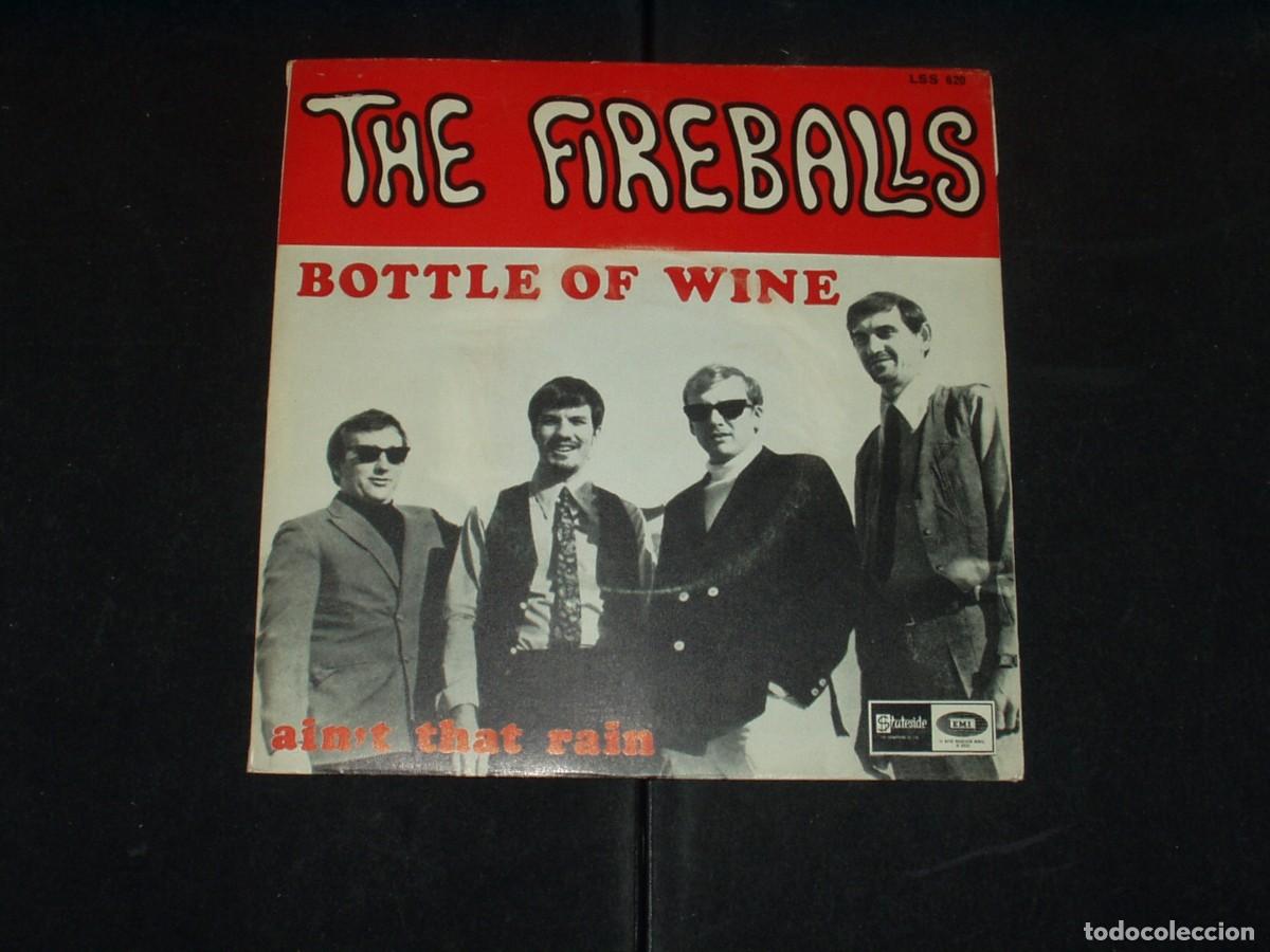 Discos de vinilo: FIREBALLS SINGLE BOTTLE OF WINE - Foto 1