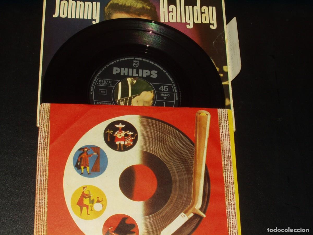 Discos de vinilo: JOHNNY HALLYDAY EP CEST LE MASHED POTATOES+3 - Foto 3