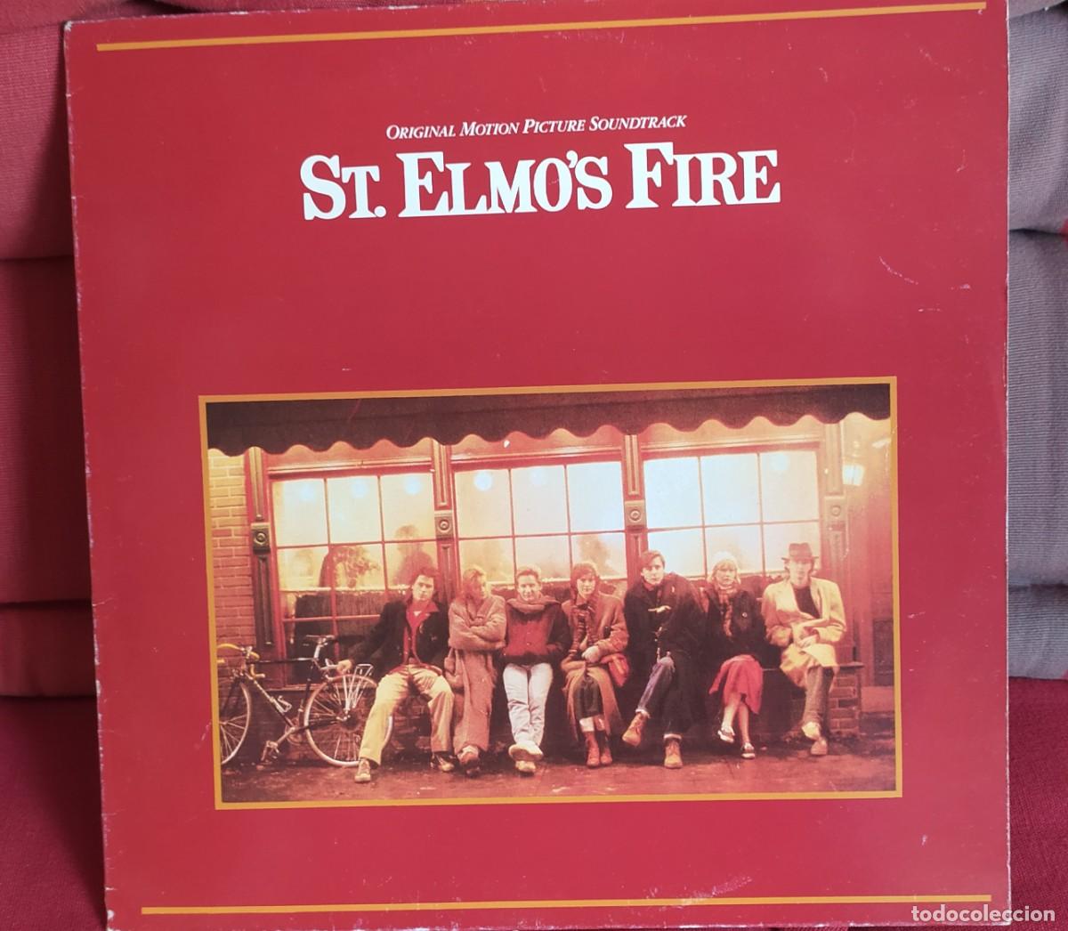 Discos de vinilo: LP St. Elmo&acute;s Fire. Original motion soundtrack - Foto 1