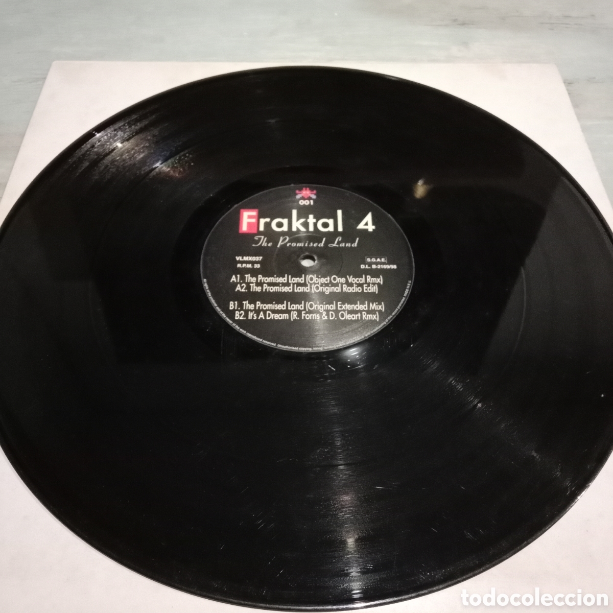 Discos de vinilo: FRAKTAL 4 - THE PROMISED LAND - MAXI-SINGLE 12&rdquo; - Foto 3