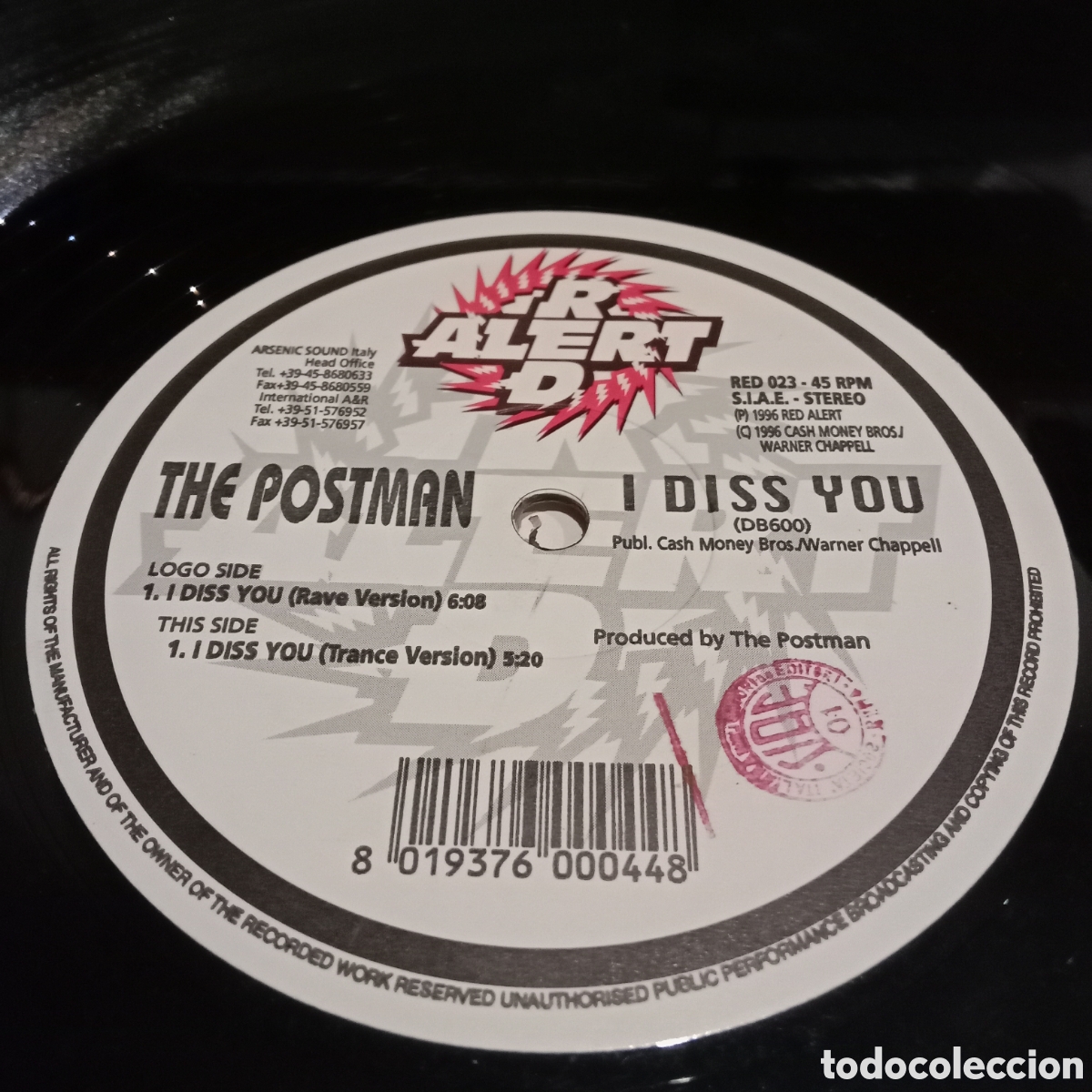 Discos de vinilo: THE POSTMAN - I DISS YOU - MAXI-SINGLE 12&rdquo; - Foto 5