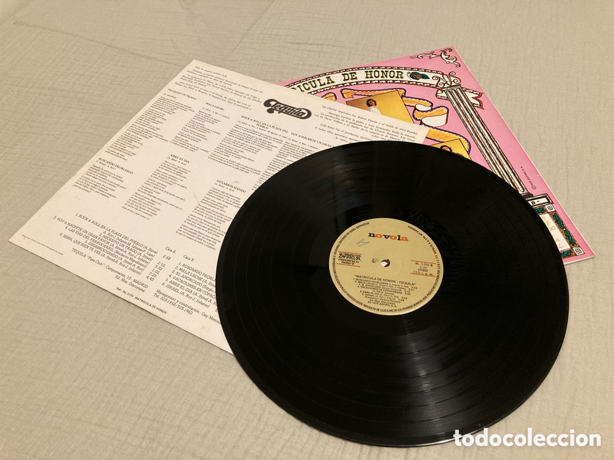 Discos de vinilo: Tequila - Matricula de honor 1978 - Foto 7