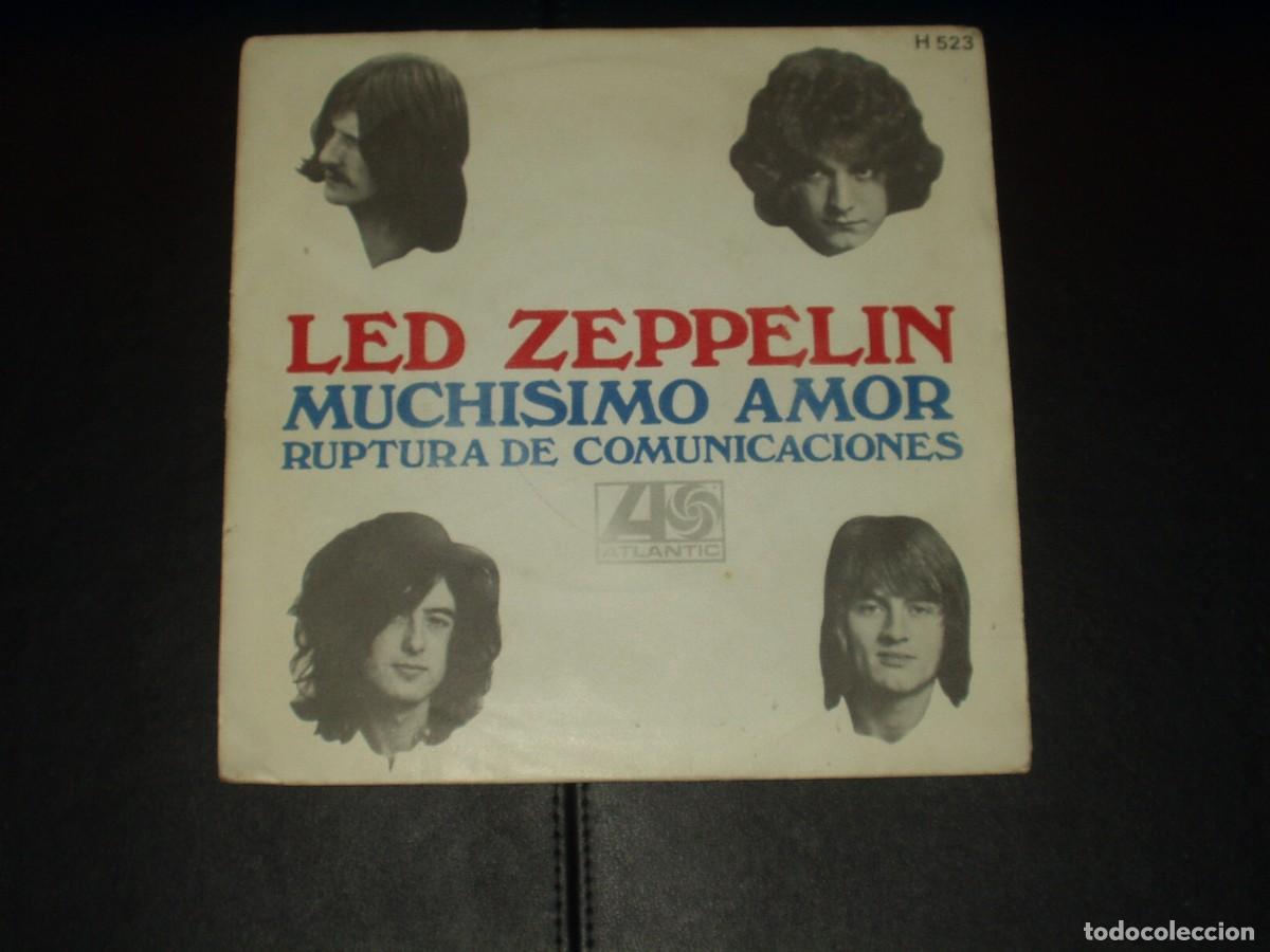 Discos de vinilo: LED ZEPPELIN SINGLE MUCHISIMO AMOR - Foto 1