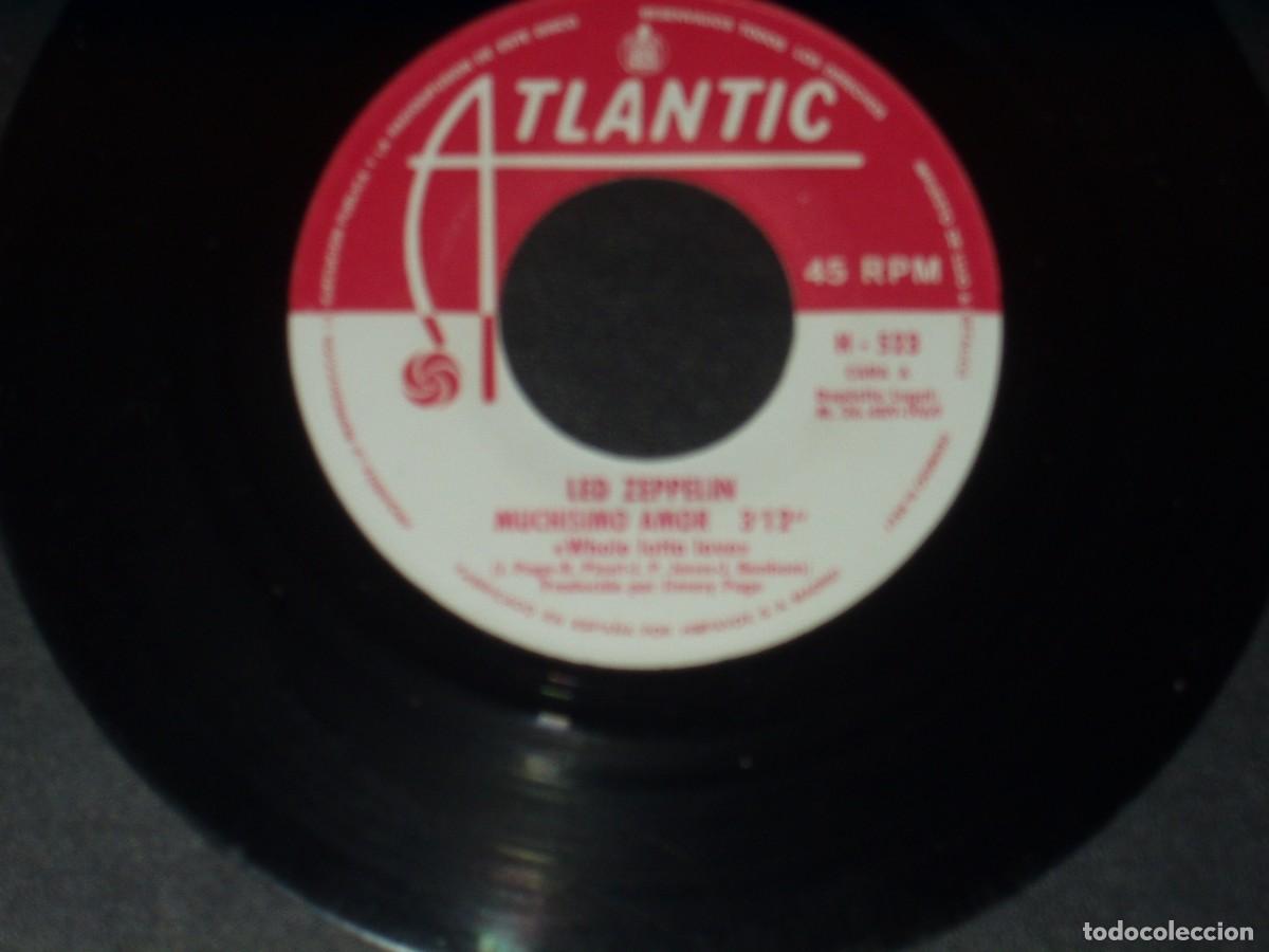 Discos de vinilo: LED ZEPPELIN SINGLE MUCHISIMO AMOR - Foto 3