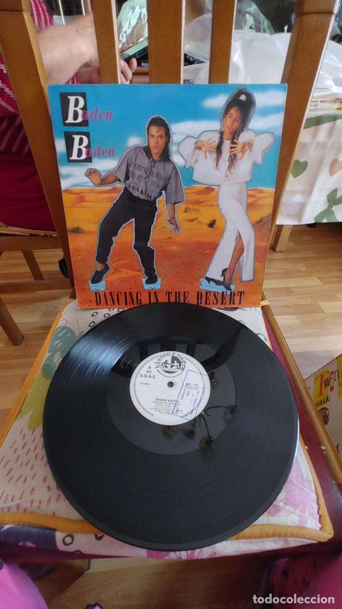 Discos de vinilo: BADEN BADEN-MAXI DANCING IN THE DESERT - Foto 1