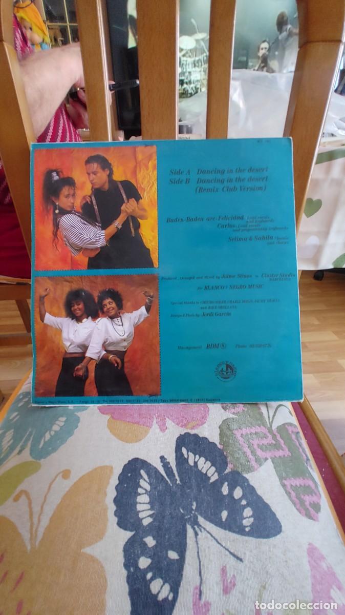 Discos de vinilo: BADEN BADEN-MAXI DANCING IN THE DESERT - Foto 2