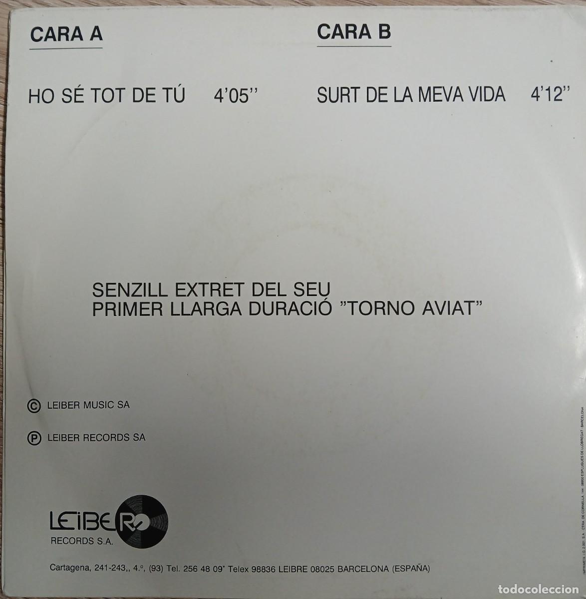 Discos de vinilo: DISCO VINILO SINGLE MEL (HO SE TOT DE TU) - Foto 2