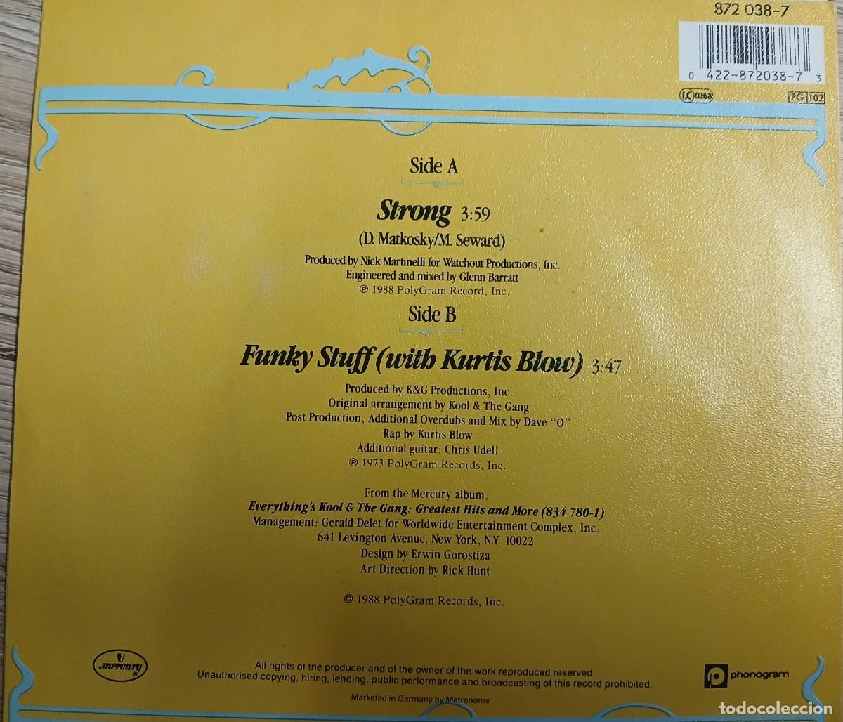 Discos de vinilo: DISCO VINILO SINGLE KOOL & THE GANG (STRONG) - Foto 2