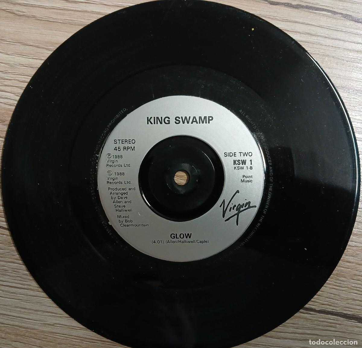 Discos de vinilo: DISCO VINILO SINGLE KING SWAMP (IS THIS LOVE) - Foto 4
