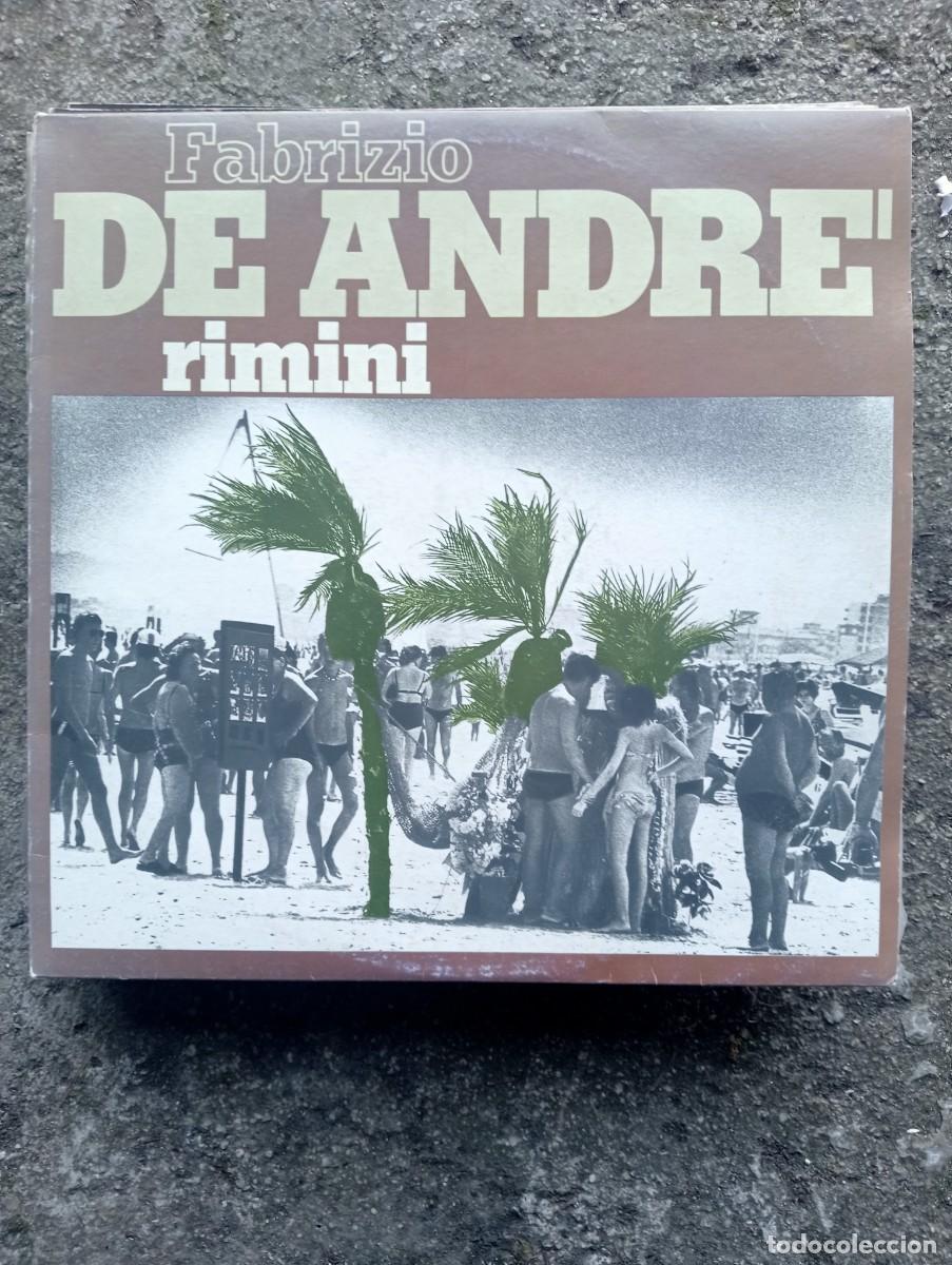 Discos de vinilo: Fabrizio De Andre - Rimini (LP, Album, RE) 1983 insert - Foto 1