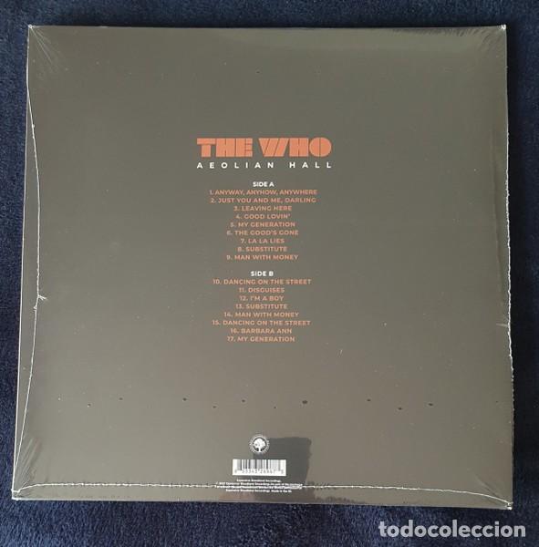 Discos de vinilo: The Who &ndash; Aeolian Hall lp - Foto 2