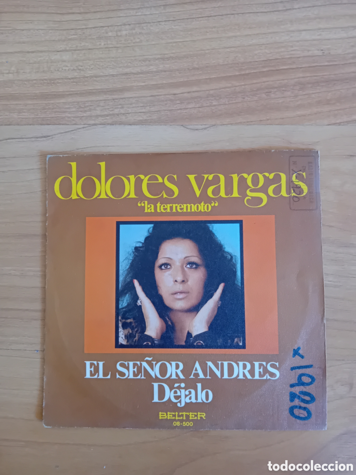 Discos de vinilo: DOLORES VARGAS. LA TERREMOTO. EL SE&Ntilde;OR ANDRES
