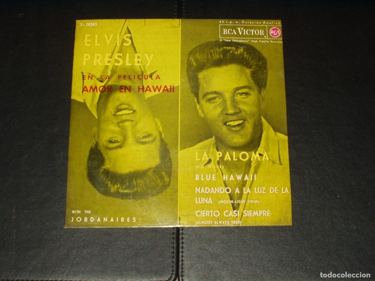 Discos de vinilo: ELVIS PRESLEY EP LA PALOMA+3 - Foto 1