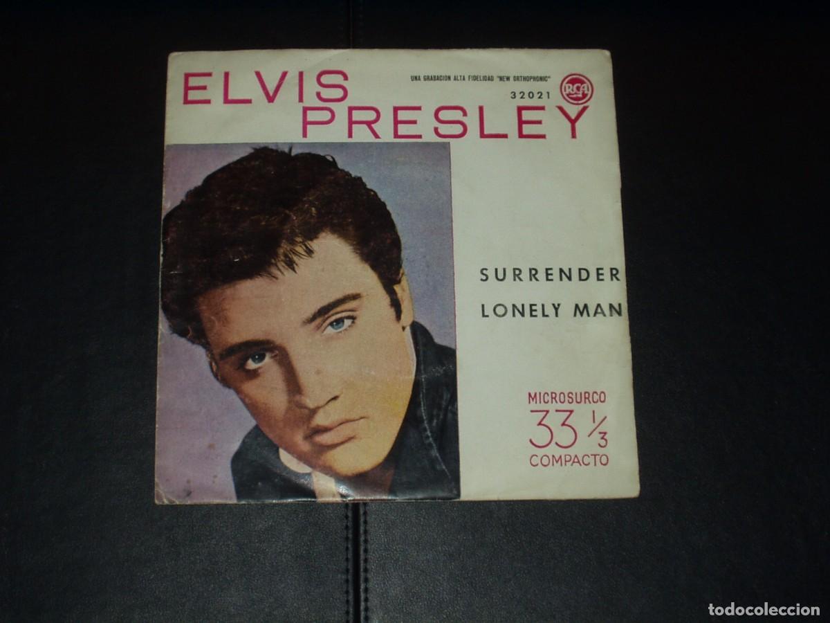 Discos de vinilo: ELVIS PRESLEY SINGLE SURRENDER - Foto 1