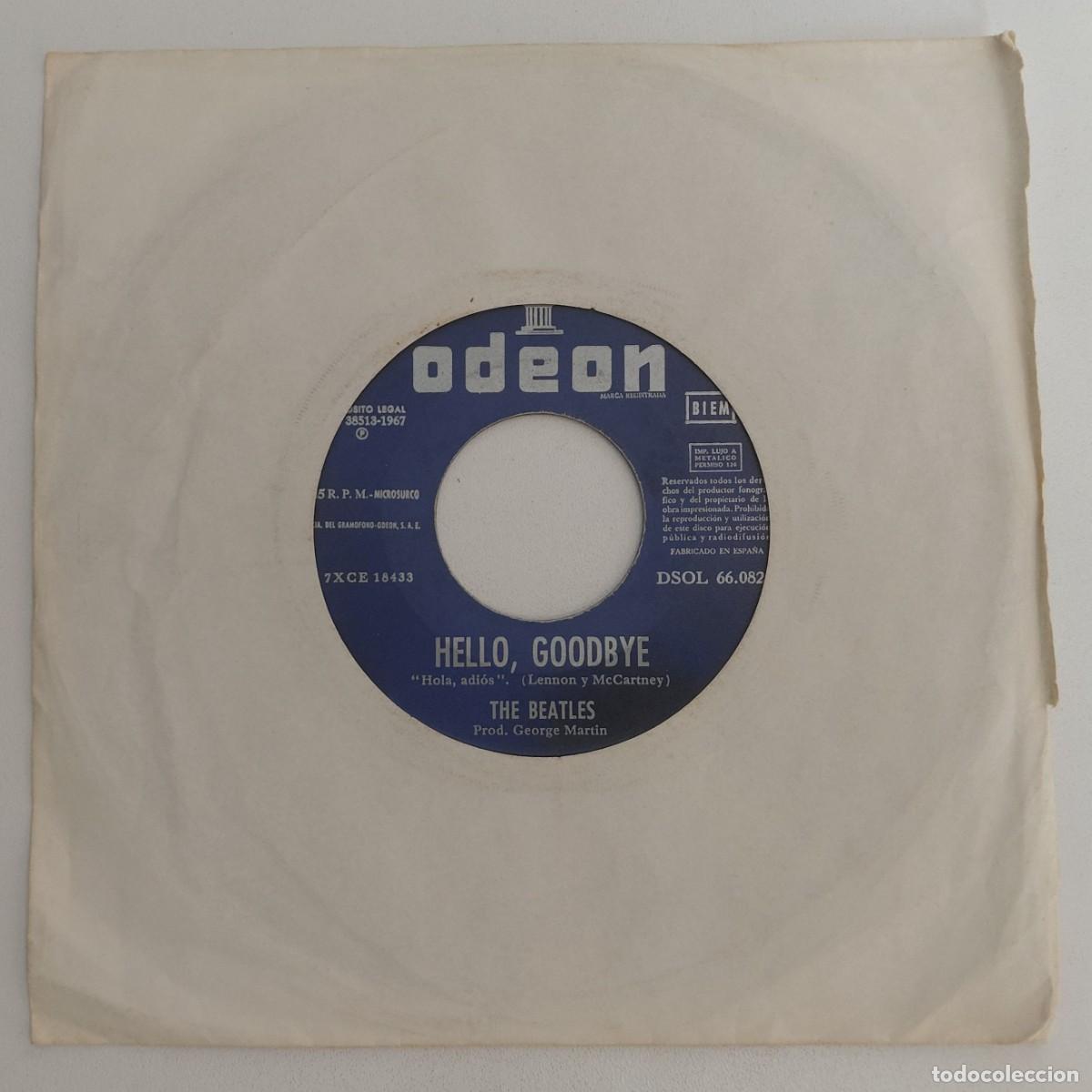 Vinyl-Schallplatten: THE BEATLES HELLO GOODBYE/I AM THE WALRUS EMI 1967+EP TWIST AND SHOUT EMI 1963 SOLO DISCOS