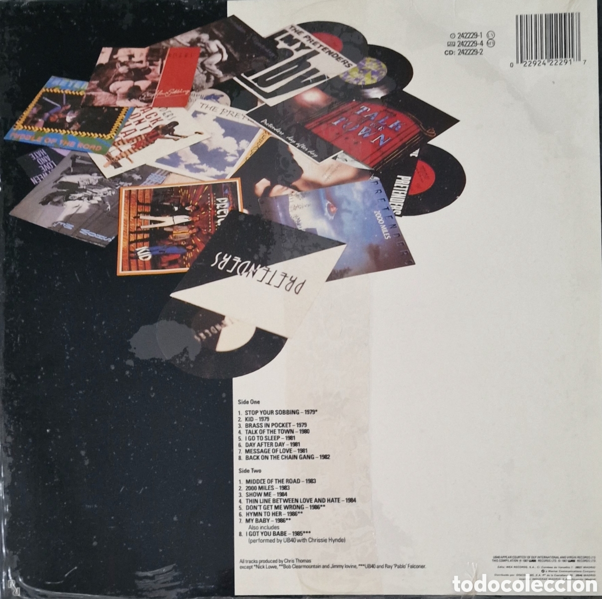 Discos de vinilo: Lp Pretenders The singles (1987) - Foto 2