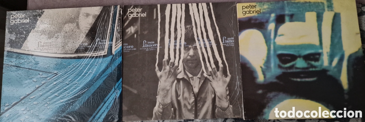 Discos de vinilo: 3 Lps. PETER GABRIEL. 1 (CAR 1977). 2 (Scratch 1978).3 (Security 1982) - Foto 1