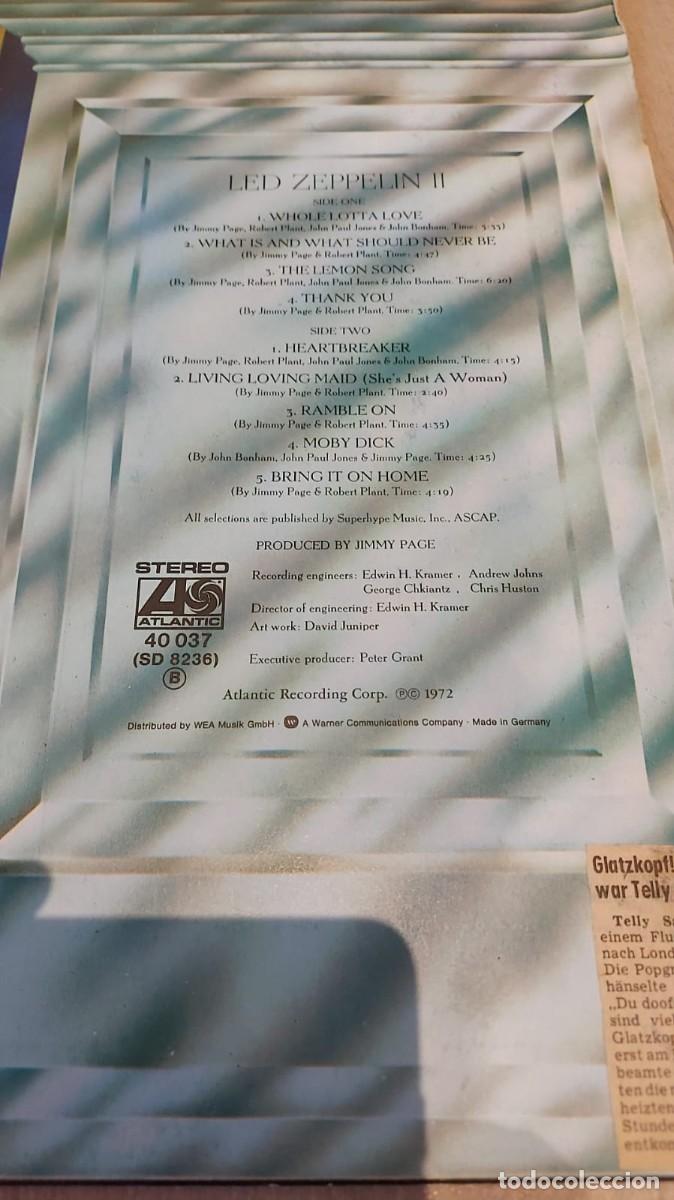 Discos de vinilo: Led Zeppelin II - Foto 5