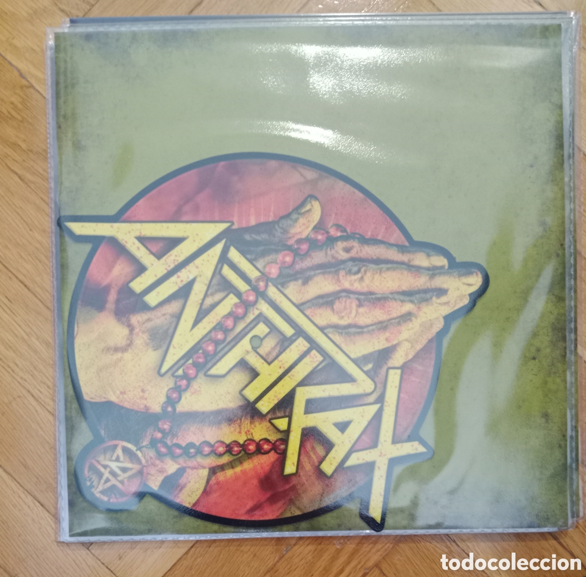 Discos de vinilo: Anthrax - In the end single shaped - Foto 1