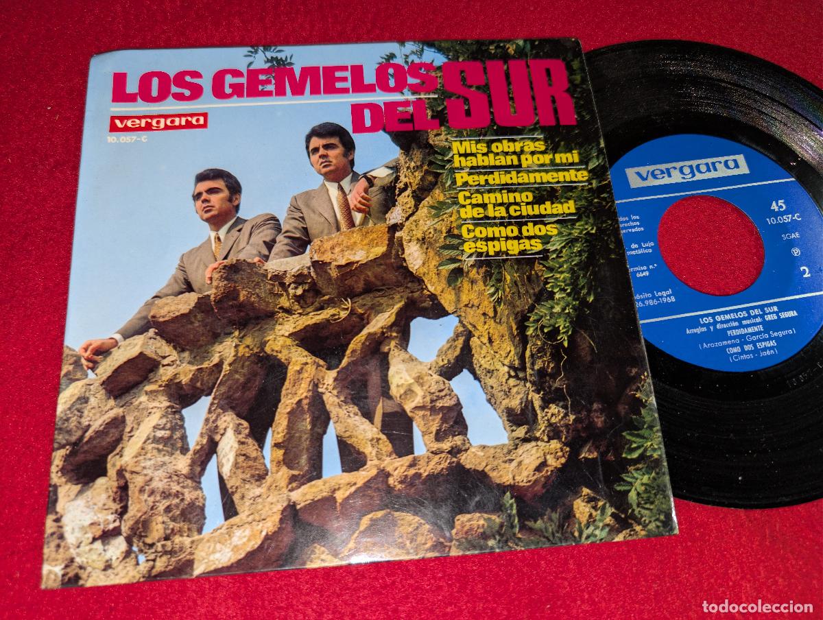 Discos de vinilo: LOS GEMELOS DEL SUR Mis obras hablan por mi/Perdidamente +2 EP 7'' 1968 Vergara