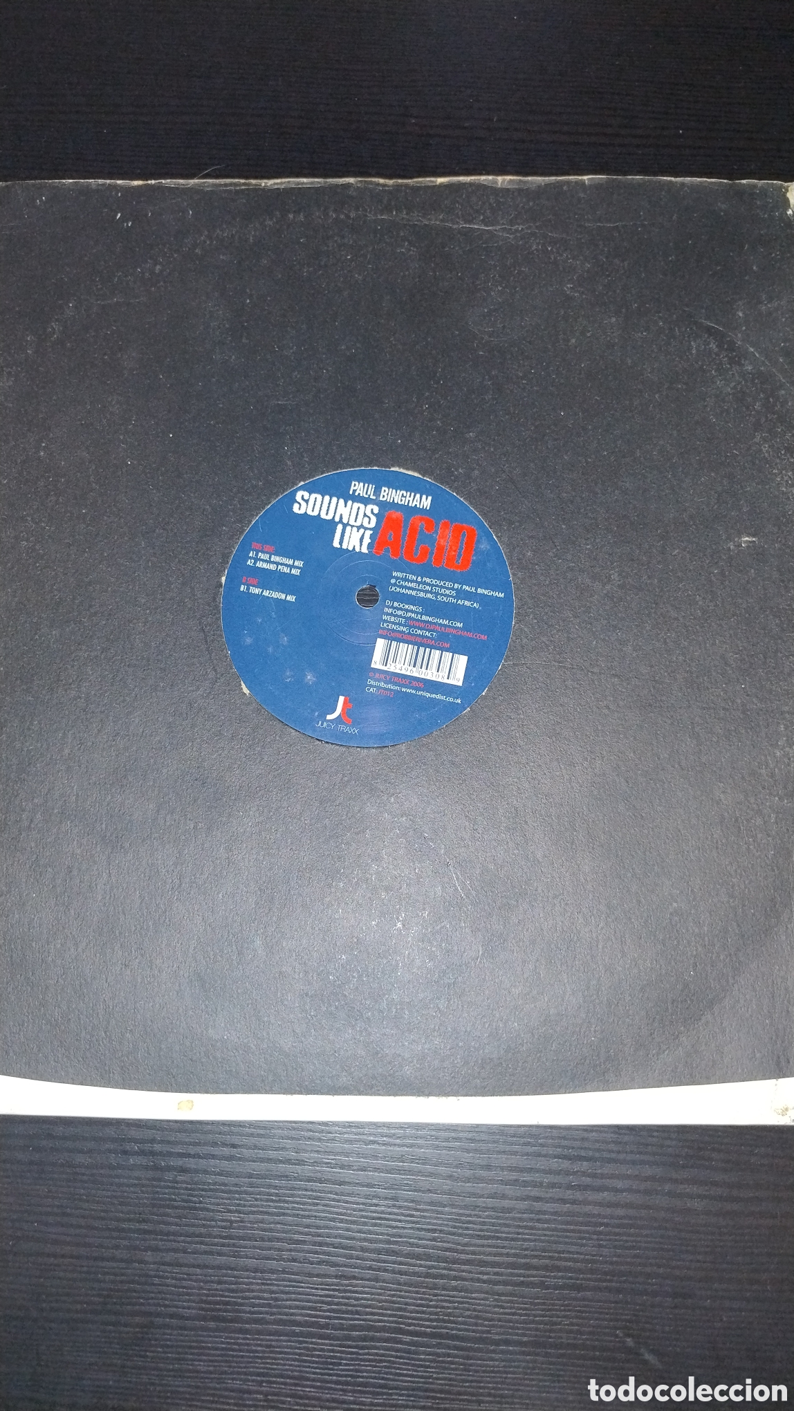 Discos de vinilo: Paul bingham sounds like acid - Foto 1