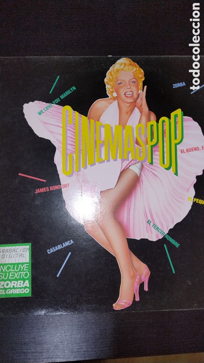 Discos de vinilo: Cinemaspop disco LP wea - Foto 1