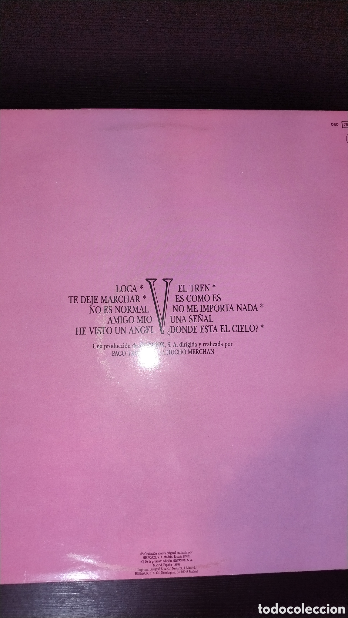 Discos de vinilo: Luz Casal disco LP V - Foto 2